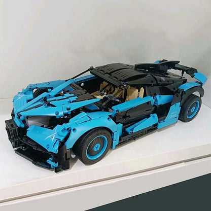 MOYU MOC Motorized Building Block Set: Bugatti Bolide Sports Car, Model MY88008