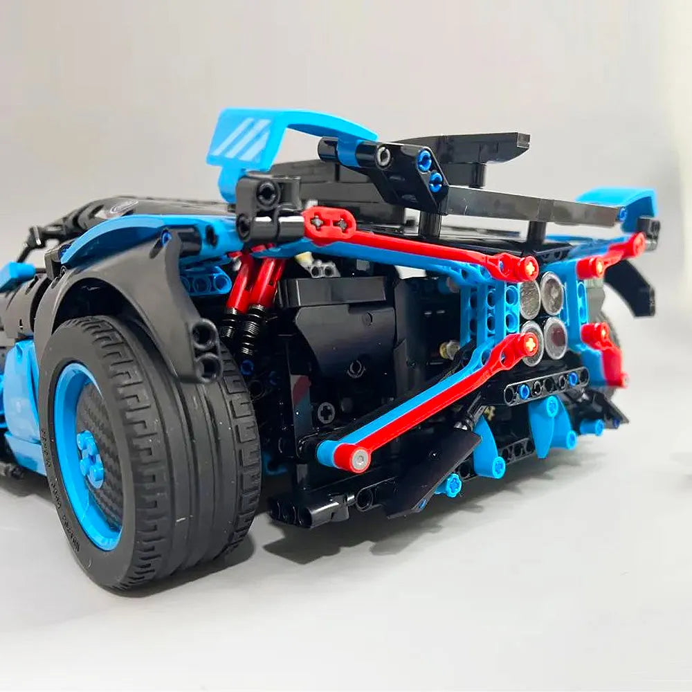 MOYU MOC Motorized Building Block Set: Bugatti Bolide Sports Car, Model MY88008
