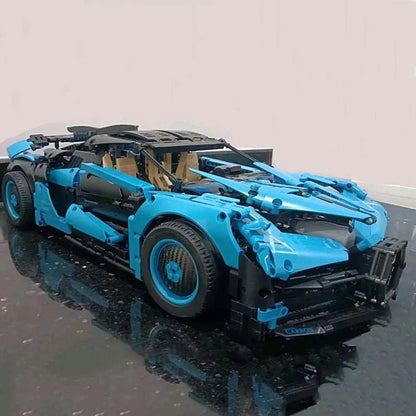 MOYU MOC Motorized Building Block Set: Bugatti Bolide Sports Car, Model MY88008