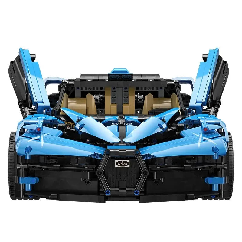 MOYU MOC Motorized Building Block Set: Bugatti Bolide Sports Car, Model MY88008