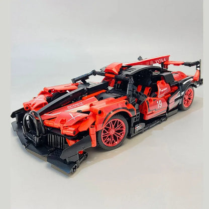 MOYU MOC Motorized Building Block Set: 88303 Speed Beast Racing Sports Car, Model MY88303