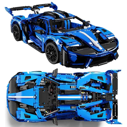 MOYU MOC Motorized Building Block Set: Concept LE GT Sports Roadster Car, Model MY88016