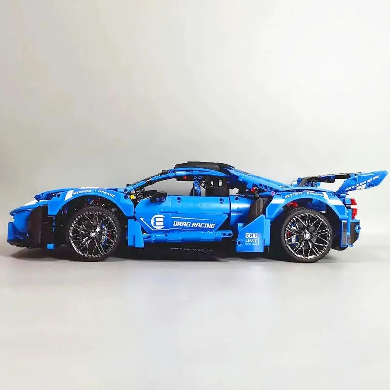 MOYU MOC Motorized Building Block Set: Concept LE GT Sports Roadster Car, Model MY88016