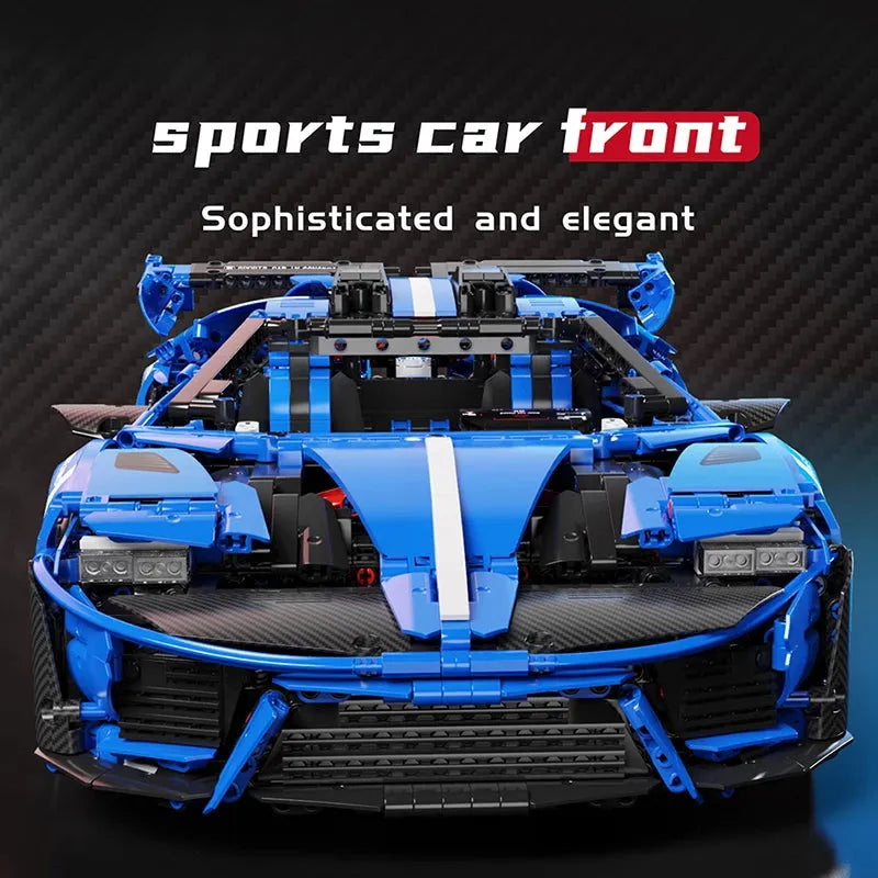 MOYU MOC Motorized Building Block Set: Concept LE GT Sports Roadster Car, Model MY88016