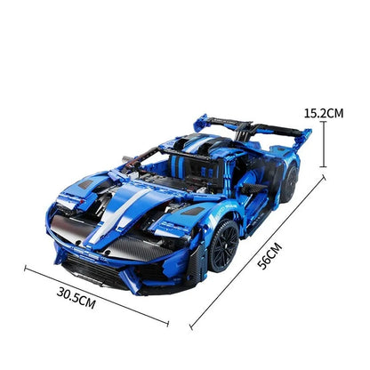 MOYU MOC Motorized Building Block Set: Concept LE GT Sports Roadster Car, Model MY88016