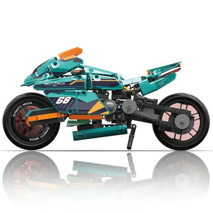 MOYU MOC Building Block Set: Cyberpunk Concept Motorcycle, Model MY88017
