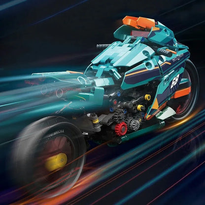 MOYU MOC Building Block Set: Cyberpunk Concept Motorcycle, Model MY88017