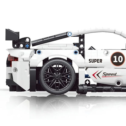 MOYU MOC Motorized Building Block Set: Dodge Viper GTR Racing Car 88317, Model MY88317