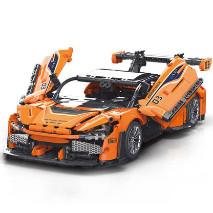 MOYU MOC Motorized Building Block Set: God Of War Drag Racing Car 88313, Model MY88313