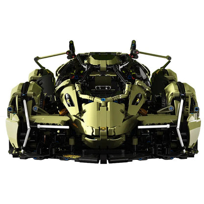 MOYU MOC Motorized Building Block Set: Lambo V12 Vision GT Racing Car 88001, Model MY88001
