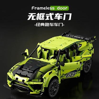 MOYU MOC Motorized Building Block Set: Off-Road Sports Car Racing SUV, Model MY88010