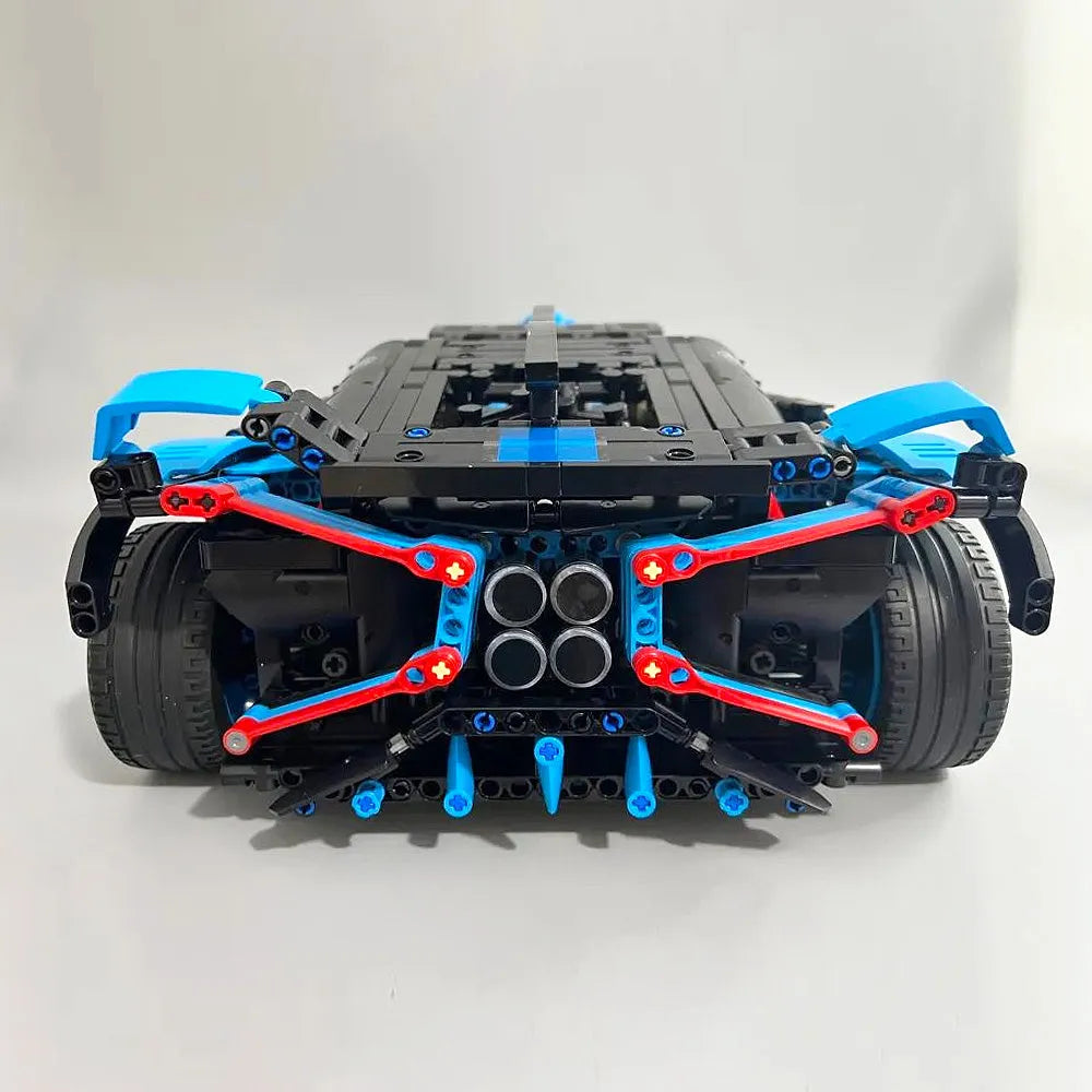 MOYU MOC Building Block Set: RC Motorized Bugatti Bolide Sports Car, Model MY88008PF