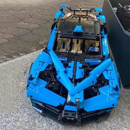 MOYU MOC Building Block Set: RC Motorized Bugatti Bolide Sports Car, Model MY88008PF