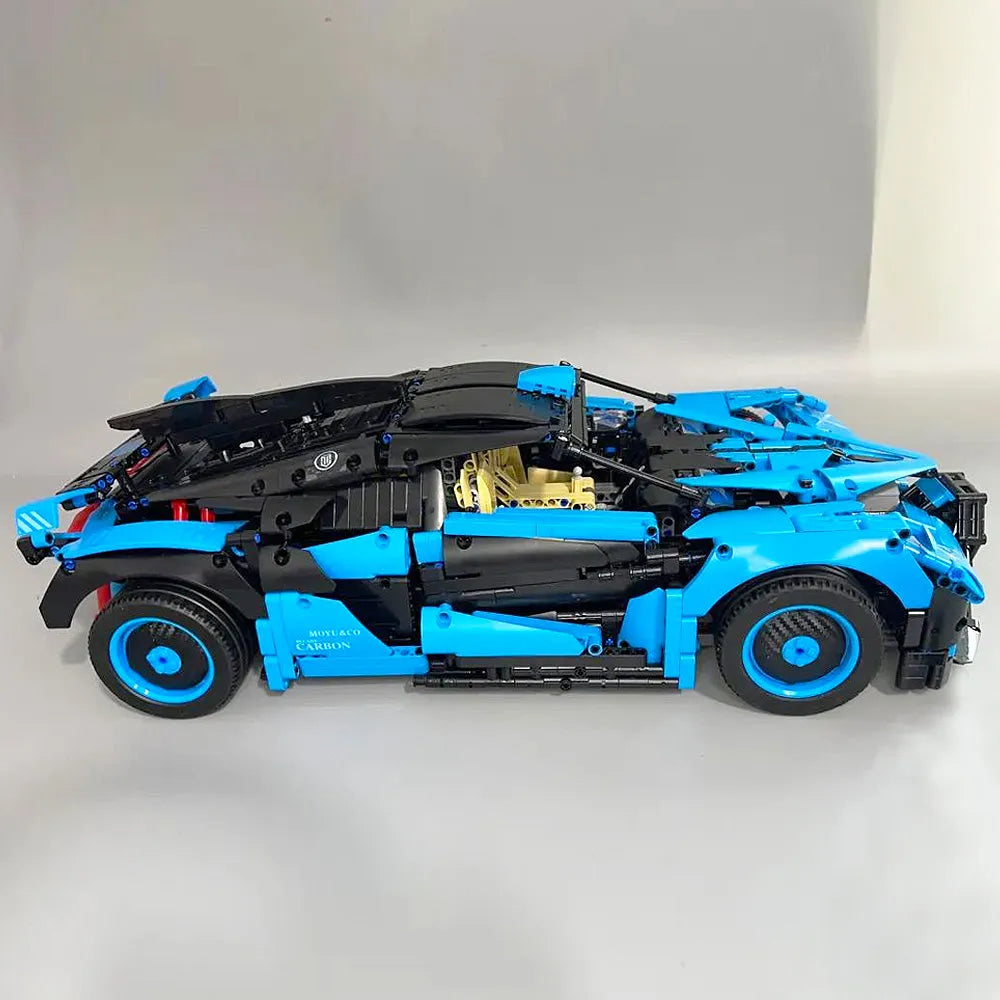 MOYU MOC Building Block Set: RC Motorized Bugatti Bolide Sports Car, Model MY88008PF