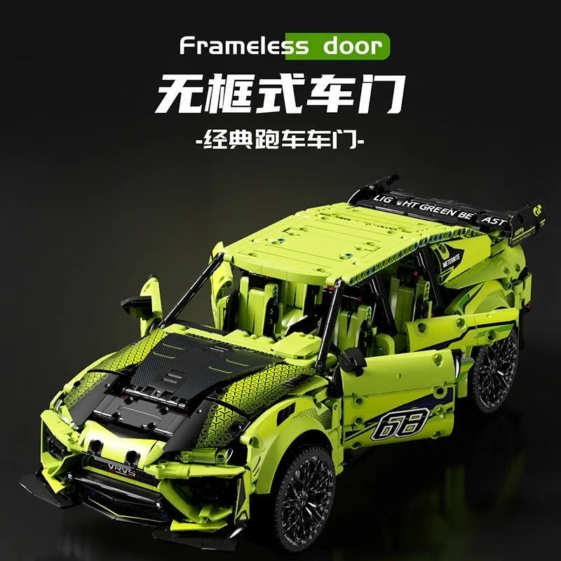 MOYU MOC Building Block Set: RC Motorized Off-Road Sports SUV, Model MY88010PF