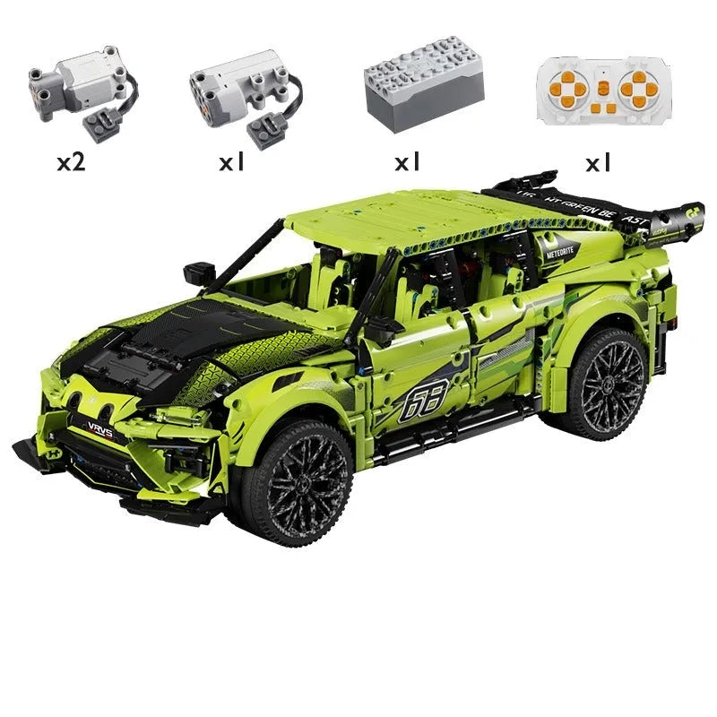 MOYU MOC Building Block Set: RC Motorized Off-Road Sports SUV, Model MY88010PF