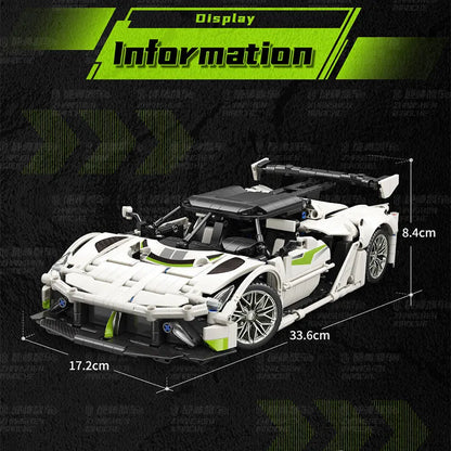 MOYU MOC Motorized Building Block Set: 88319 JESKO Racing Sports Car, Model MY88319