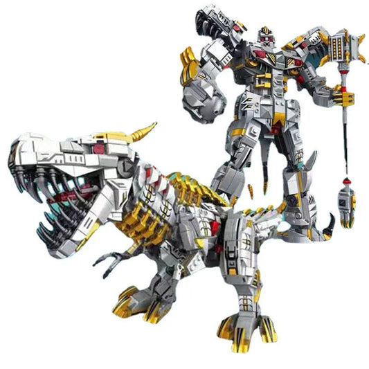 Panlos Building Block Set: Mecha Iron Grimlock Dinosaur Transformers, Model 621025