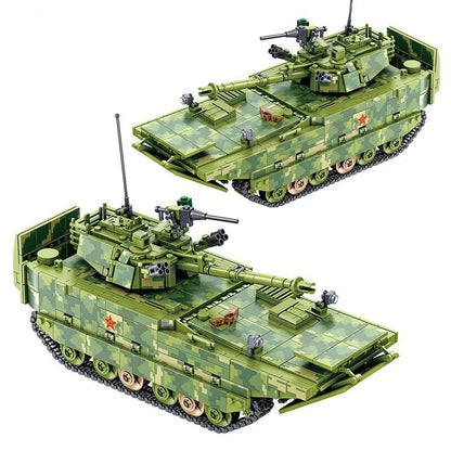 Panlos Building Block Set: China Amphibious Infantry Tank, Model 632007