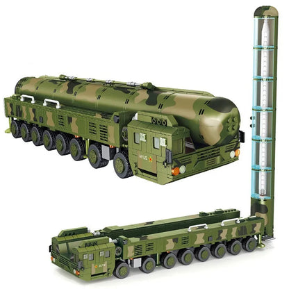 Panlos Building Block Set: DF41 Intercontinental Nuclear Missiles, Model 639009