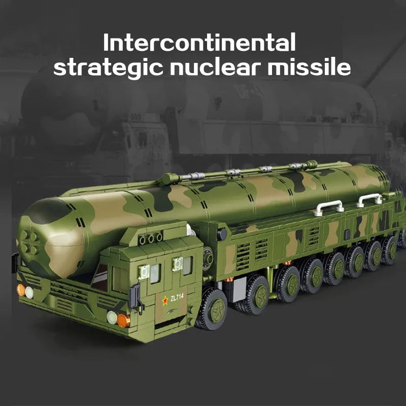 Panlos Building Block Set: DF41 Intercontinental Nuclear Missiles, Model 639009