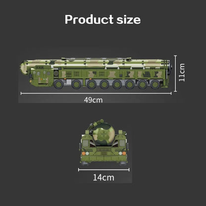 Panlos Building Block Set: DF41 Intercontinental Nuclear Missiles, Model 639009