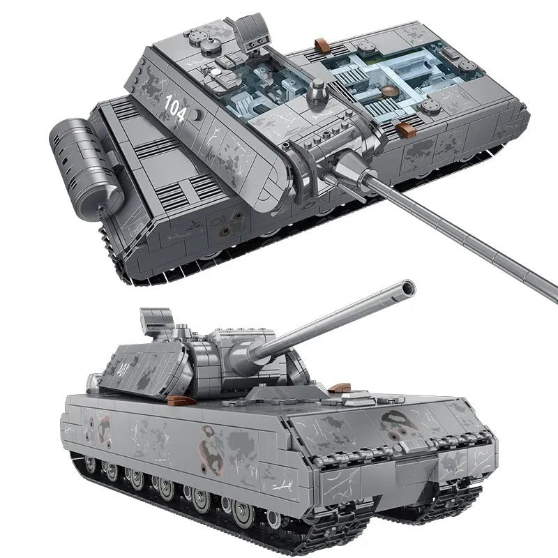 Panlos Building Block Set: German MK8 Panzer Main Battle Tank EU