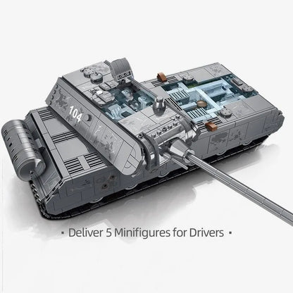 Panlos Building Block Set: German MK8 Panzer Main Battle Tank EU