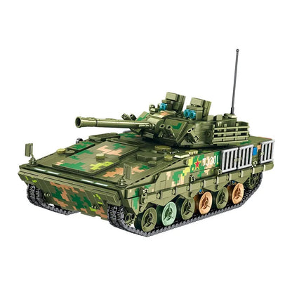 Panlos MOC Building Block Set: 04A Infantry Fighting War Vehicle, Model 639010