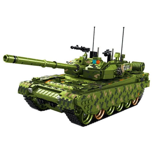 Panlos MOC Building Block Set: China Type 99 Main Battle Tank, Model 632002