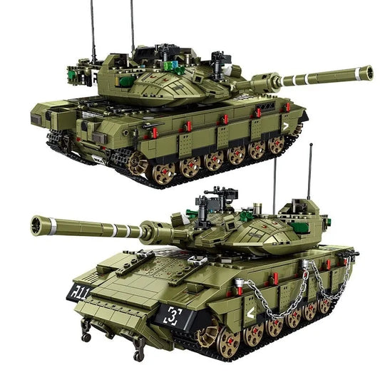 Panlos MOC Building Block Set: Israel MK4 Main Battle War Tank, Model 632009