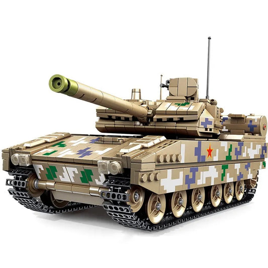 Panlos MOC Building Block Set: Type 15 Light Battle Tank, Model 639001