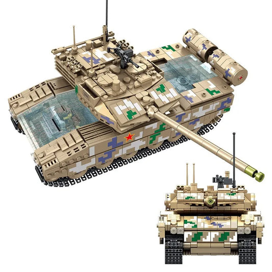 Panlos MOC Building Block Set: Type 15 Light Battle Tank, Model 639001