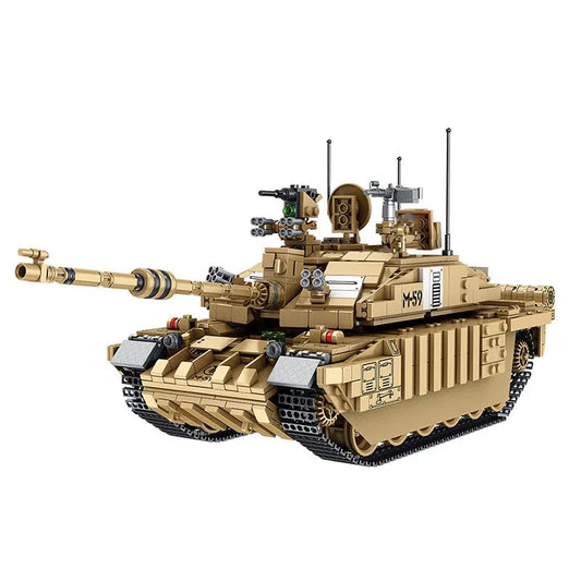Panlos MOC Building Block Set: WW2 Challenger 2 Main Battle Tank, Model 632008