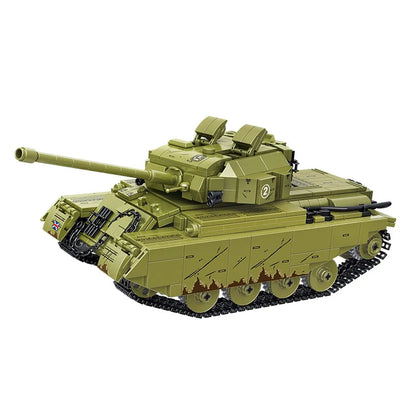 Panlos Building Block Set: RC Motorized Centurion Main Battle Tank, Model 676008