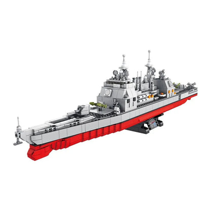 Panlos Building Block Set: Ticonderoga Cruiser Navy Battleship, Model 637007