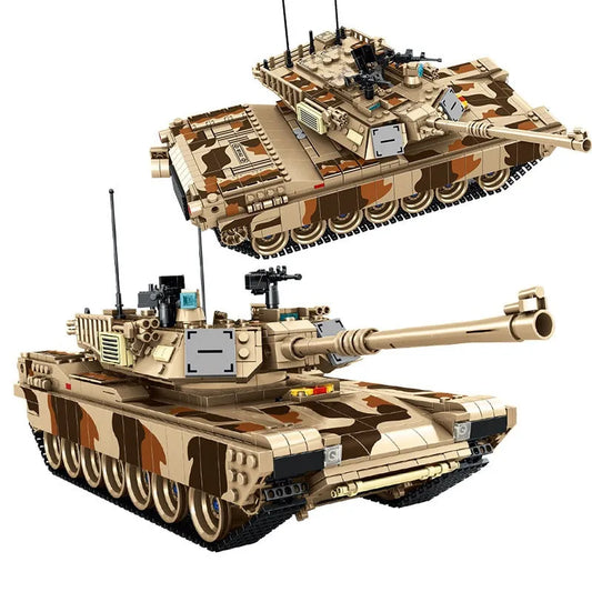 Panlos Building Block Set: US M1A2 Main Battle War Tank, Model 632010