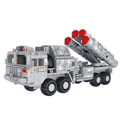 Panlos Building Block Set: WW2 Air Defense Rocket Truck, Model 639004