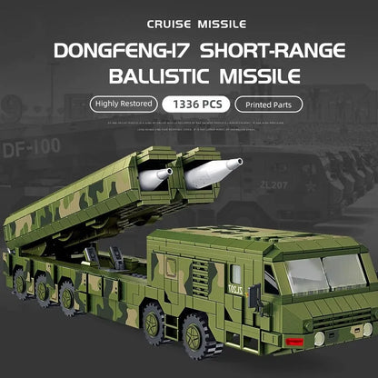 Panlos Building Block Set: WW2 DF100 Ballistic Cruise Missile, Model 639008