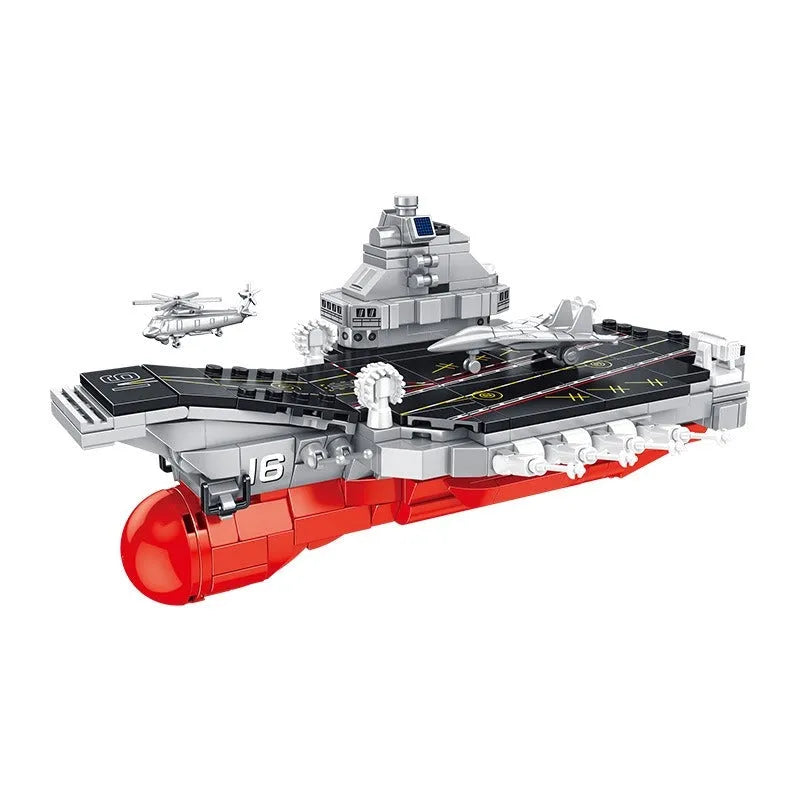 Panlos MOC Building Block Set: Chinese Liaoning Aircraft Carrier, Model 688013