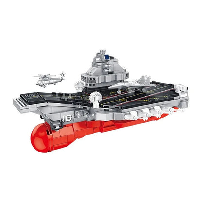 Panlos MOC Building Block Set: Chinese Liaoning Aircraft Carrier, Model 688013