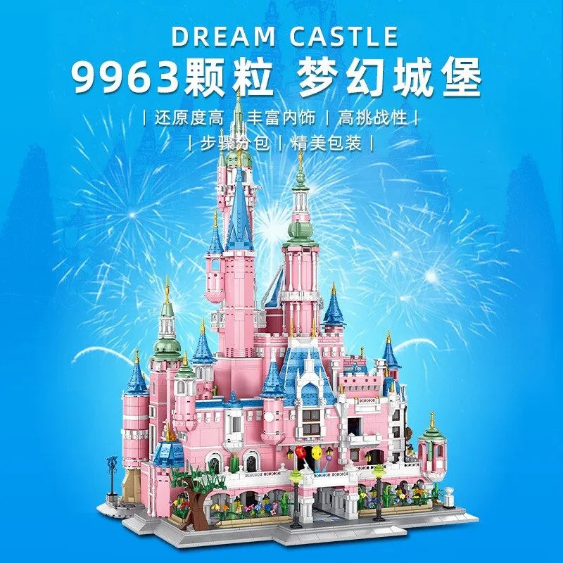 Panlos MOC Building Block Set: Girl Princess Dream Castle, Model 613003