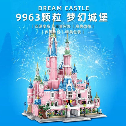 Panlos MOC Building Block Set: Girl Expert Princess MOC Dream Castle