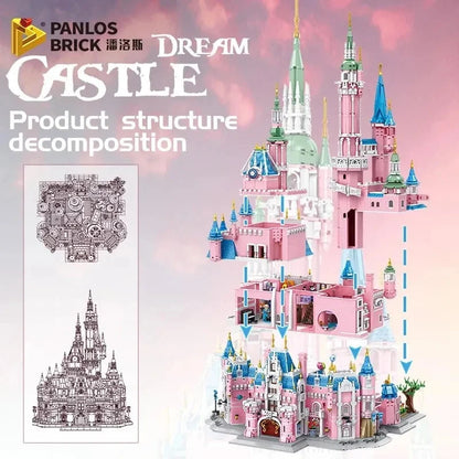 Panlos MOC Building Block Set: Girl Expert Princess MOC Dream Castle