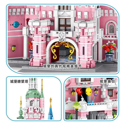 Panlos MOC Building Block Set: Girl Princess Dream Castle, Model 613003