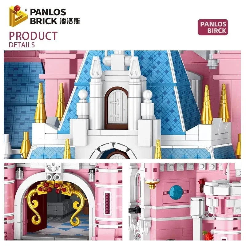 Panlos MOC Building Block Set: Girl Expert Princess MOC Dream Castle