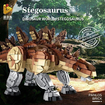 Panlos MOC Building Block Set: Dinosaur World Stegosaurus Mech 611007