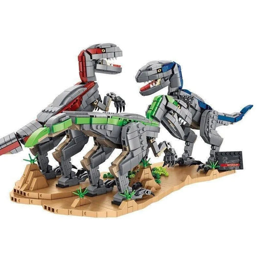 Panlos MOC Building Block Set: Dinosaur World Velociraptor 611003