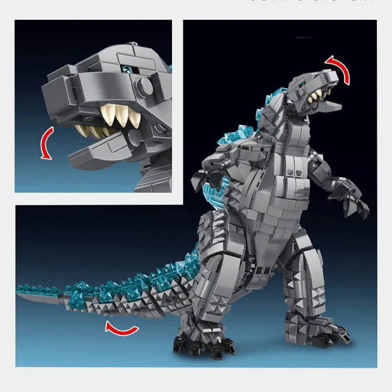 Panlos MOC Building Block Set: Idea Expert Monster Godzilla Mecha, Model 687004