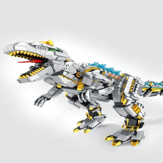 Panlos MOC Building Block Set: Jurassic Dinosaur Mechanical Allosaurus, Model 611015